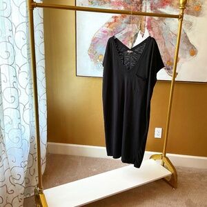 Lilla P Black Sleeveless Casual Dress Size XL